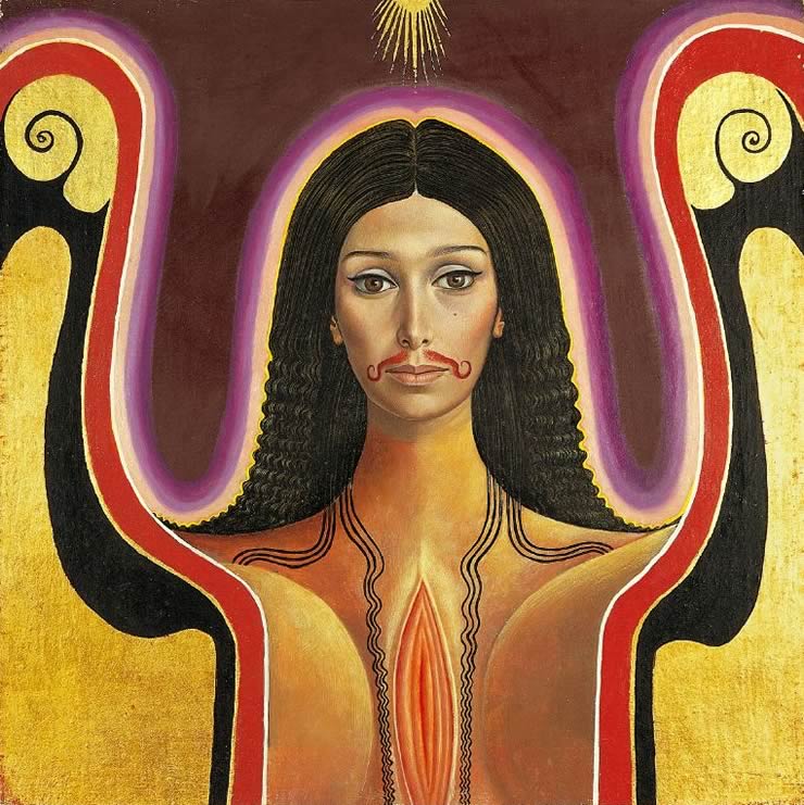 Brazilian Angel - portrait by Mati Klarwein - 1967