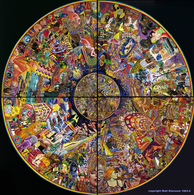 Grain of Sand Mati Klarwein 1963 1965 Click on any quadrant to see 