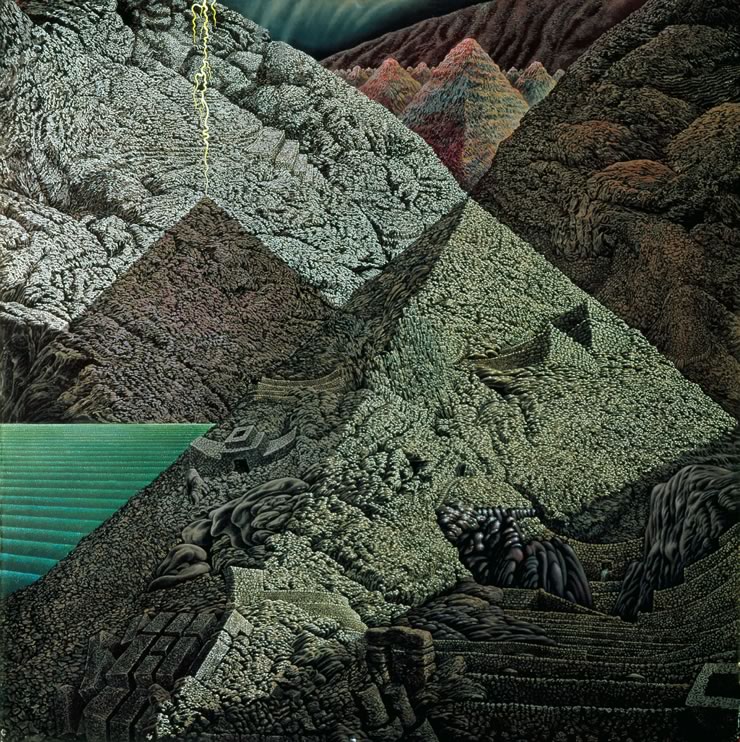 surreal landscapes by Mati Klarwein - Great Pyramid