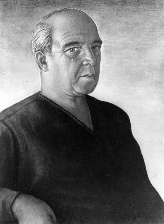 Josef Klarwein - portrait by Mati Klarwein - 1955