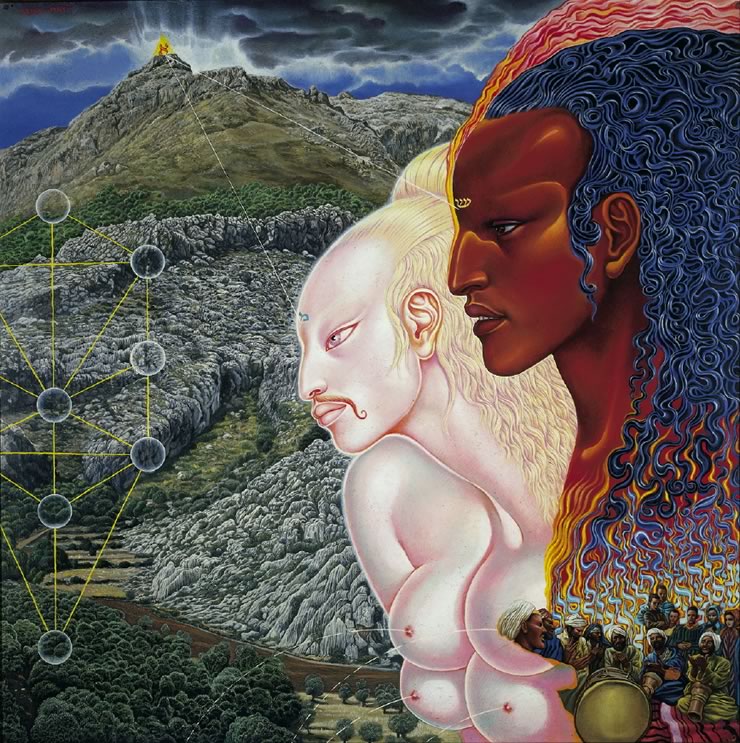 Moses and Aaron - Mati Klarwein - 1971