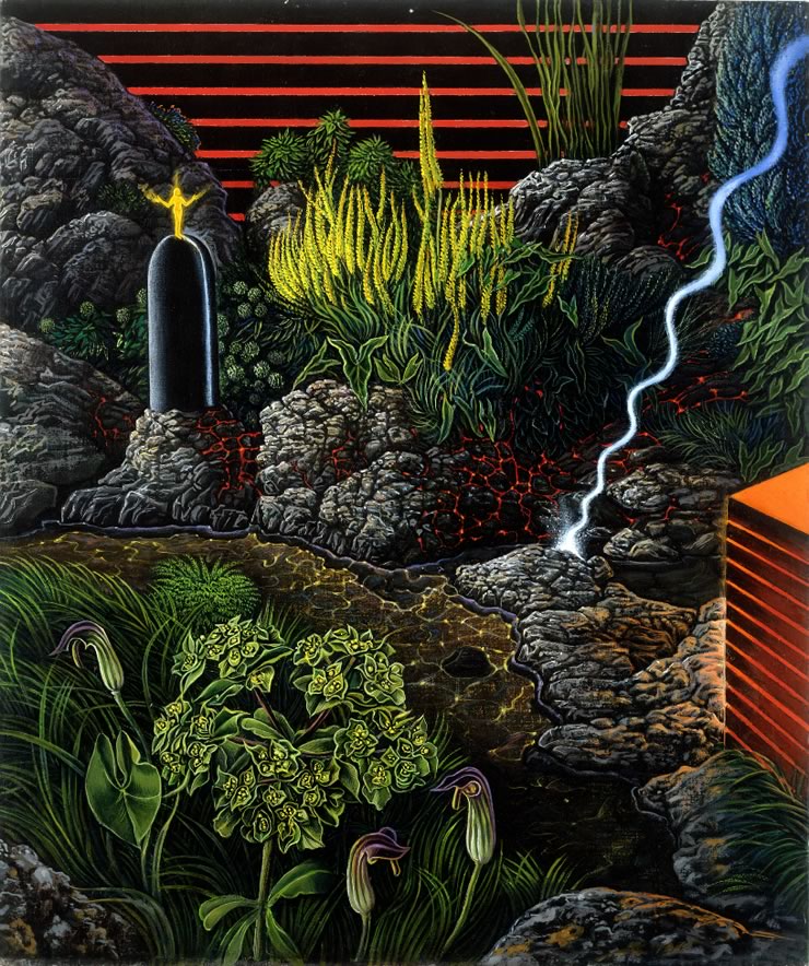 fantasy landscapes by Mati Klarwein - Power Spot