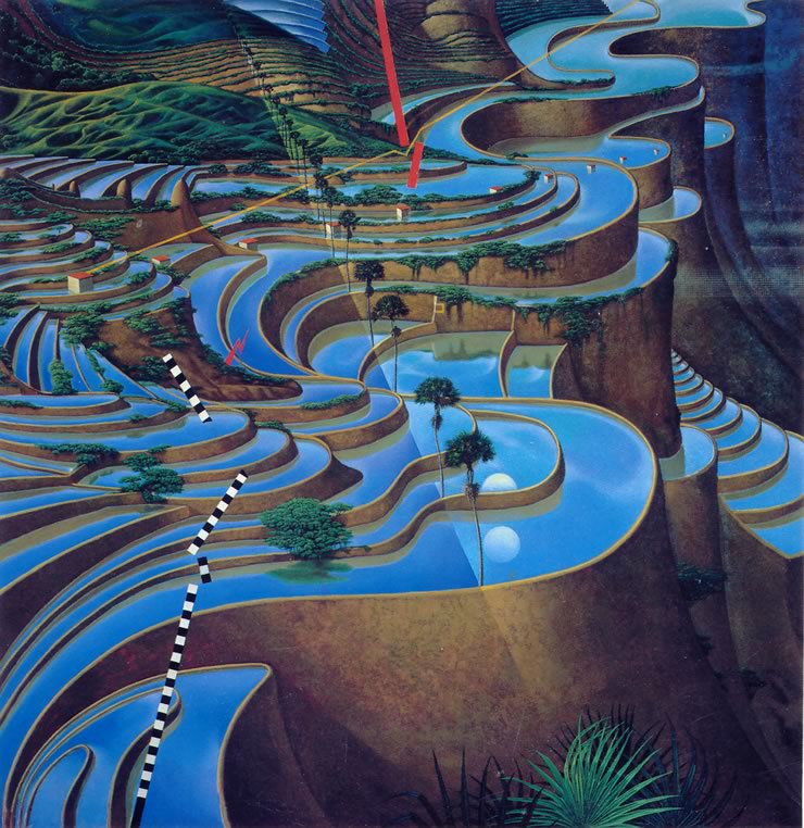 surreal landscapes by Mati Klarwein - Soundscape