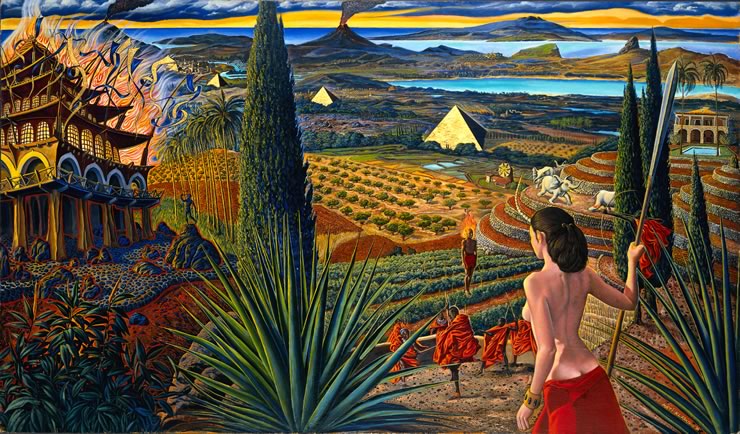 surreal landscapes by Mati Klarwein - Visit