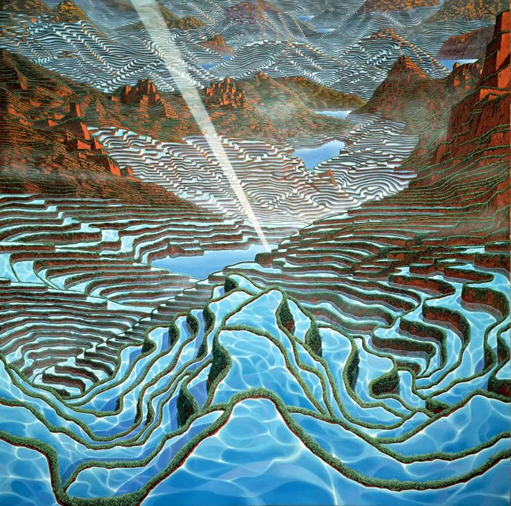 fantasy landscapes by Mati Klarwein - You're Next