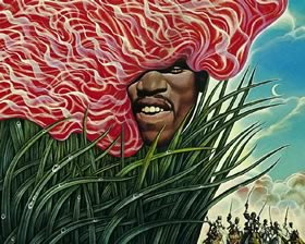Jimi Hendrix by Mati Klarwein (1970); portrait paintings