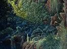 Aranyanyara by Mati Klarwein - landscape paintings