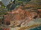 Landscape Described by Mati Klarwein - visionary landscape painting, Deia, Mallorca