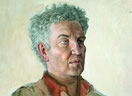 Robert Graves - Portrait Painting by Mati Klarwein - 1957